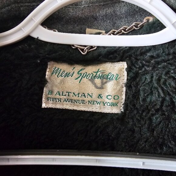 B. Altman & Co. Men's Size 40 Vintage Wool Overcoat - Picture 2 of 6